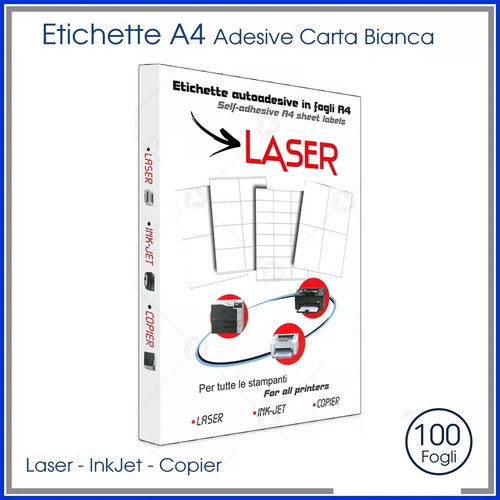 Carta adesiva etichette 70x72 - carta,