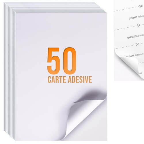 Fogli carta adesiva - a4,