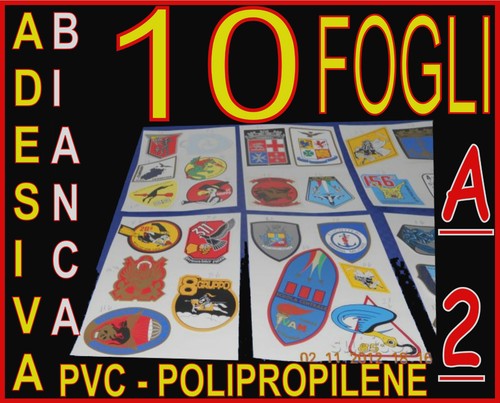 Pezzi carta auto adesiva - pezzi,