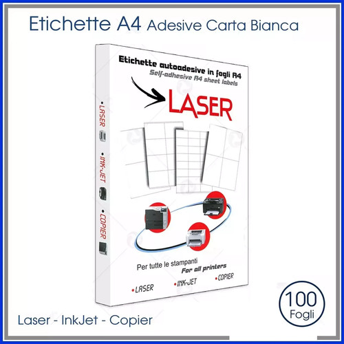 Carta adesiva etichette - adesiva, 70x41