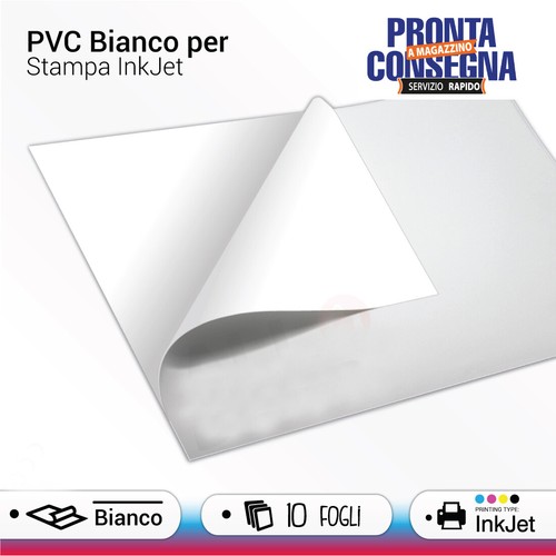 Carta pvc adesiva bianca - carta, a4