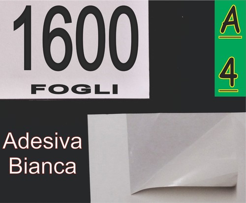 1600 carta adesiva bianca - adesiva,