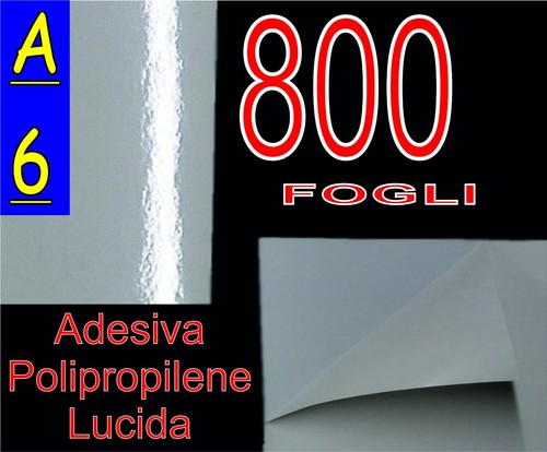 800 fogli carta - adesiva, pvc