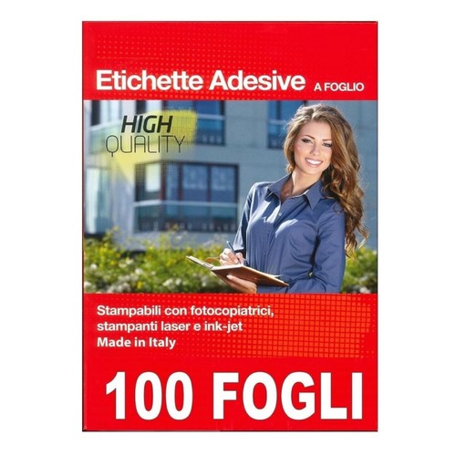 100 fogli carta adesiva - 100,